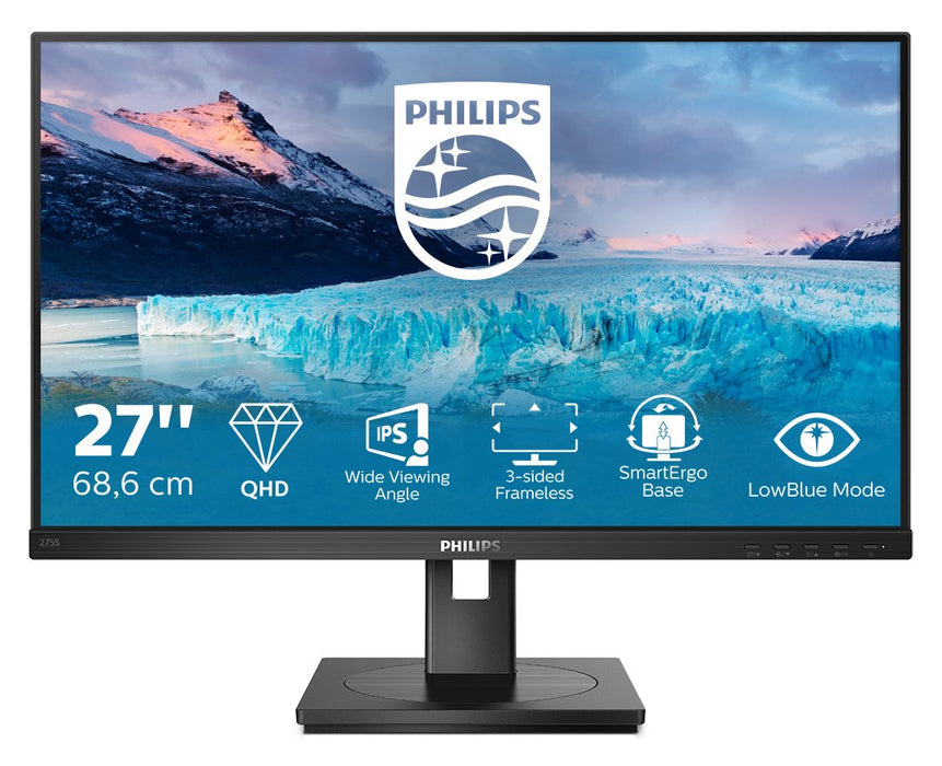 EAN 8712581764418 - Philips S Line 275S1AE/00 LED display 68,6 cm (27") 2560 x 1440 Pixeles 2K Ultra HD LCD Negro imagen 1