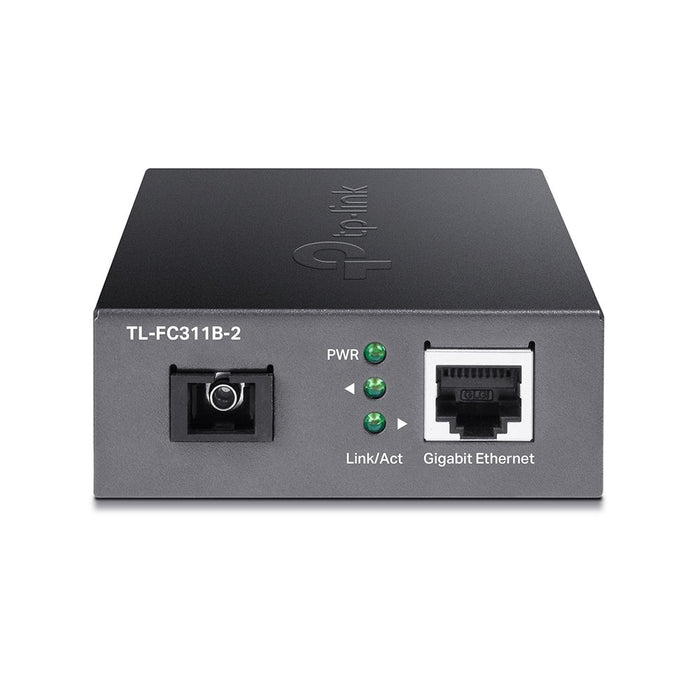 EAN 6935364010577 - TP-Link TL-FC311B-2 convertidor de medio 1000 Mbit/s Monomodo Negro imagen 3