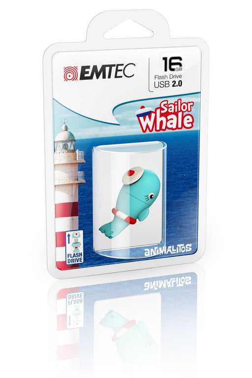 EAN 3126170144300 - Emtec Sailor Whale unidad flash USB 16 GB USB tipo A 2.0 Azul imagen 1