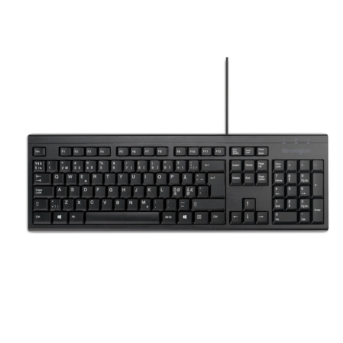 EAN 5028252645249 - Kensington KB100 EQ teclado Hogar / Oficina USB QWERTY Nórdico Negro imagen 2