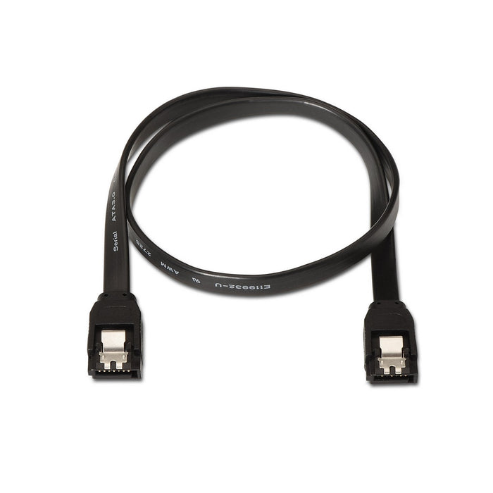 EAN 8436574701562 - AISENS A130-0157 cable de SATA 0,5 m SATA 7-pin Negro imagen 2