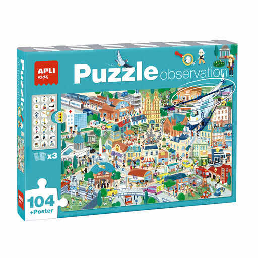 EAN 8410782188209 - APLI 18820 puzzle Puzzle rompecabezas 104 pieza(s) Ciudad imagen 1