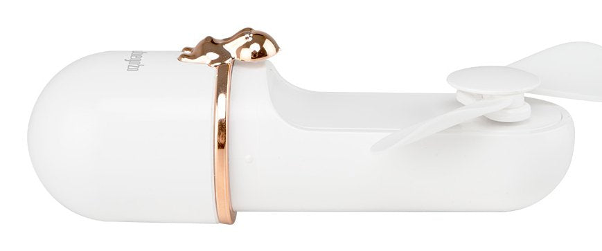 EAN 8435568406360 - Orbegozo HF 2500 ventilador y nebulizador personal de mano Oro, Blanco Ventilador de mano imagen 4