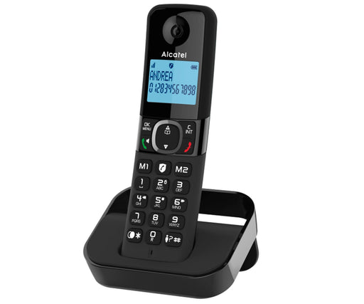 EAN 3700601423396 - Alcatel F860 Teléfono DECT/analógico Identificador de llamadas Negro imagen 1