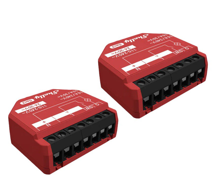 EAN 3800235261804 - Shelly SHELLY_1PM_GEN3_2ER interruptor eléctrico Interruptor inteligente Rojo imagen 1