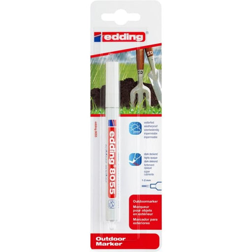 EAN 4004764949014 - Edding 8055 marcador permanente Punta fina Blanco 1 pieza(s) imagen 1