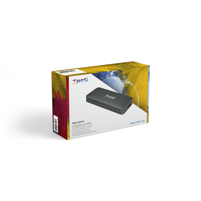 EAN 8433281009929 - TooQ TQE-2281G caja para disco duro externo Caja externa para unidad de estado sólido (SSD) Gris M.2 imagen 8