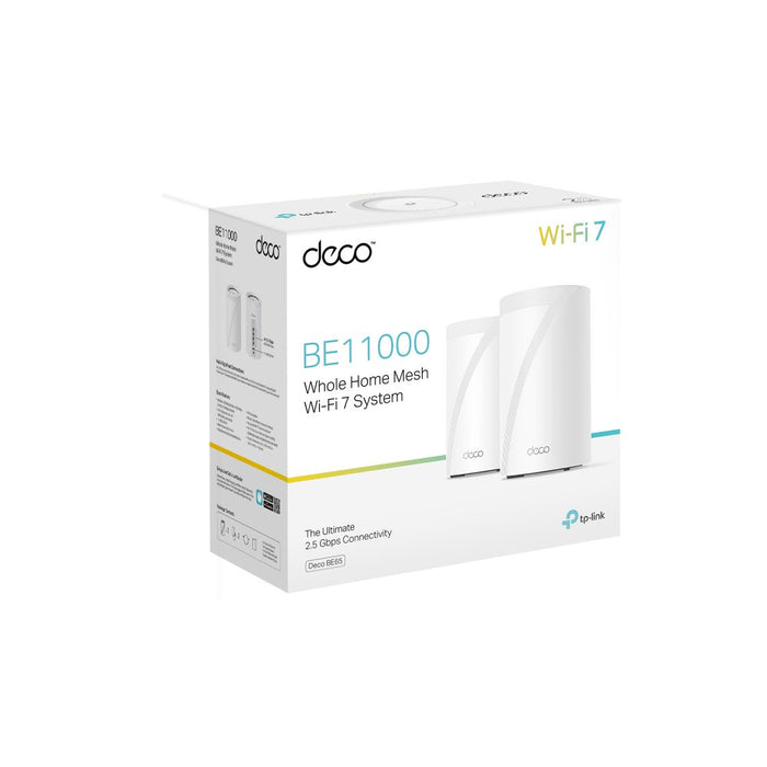 EAN 4897098686980 - TP-Link Deco BE65 Tribanda (2.4 GHz / 5 GHz / 6 GHz) Wi-Fi 7 (802.11be) Blanco 4 Interno imagen 4