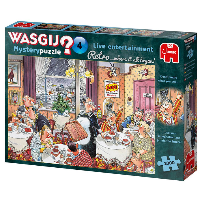 EAN 8710126191774 - Wasgij Retro Mystery 4 1000pcs Puzzle rompecabezas 1000 pieza(s) Cómics imagen 4