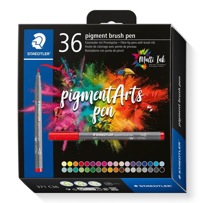 EAN 4007817096932 - Staedtler Pigment Arts Brush Pen rotulador Multicolor 36 pieza(s) imagen 1