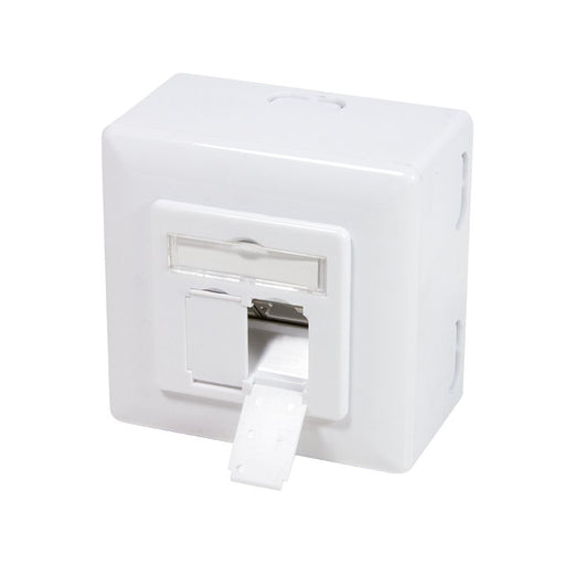 EAN 4052792032093 - LogiLink NP0039A toma de corriente RJ-45 Metálico, Blanco imagen 2