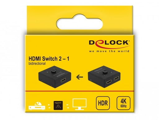 EAN 4043619640720 - DeLOCK 64072 interruptor de video HDMI imagen 2