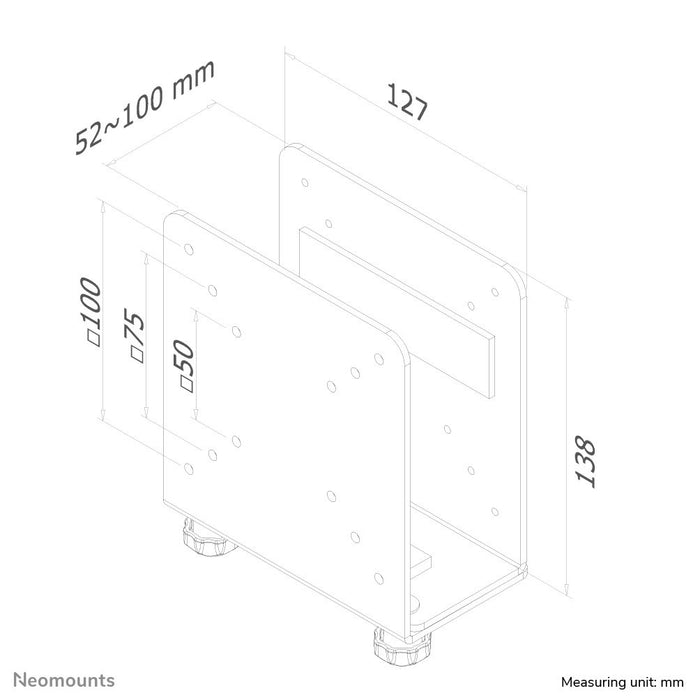 EAN 8717371443283 - Neomounts THINCLIENT-20 soporte de CPU Negro imagen 11