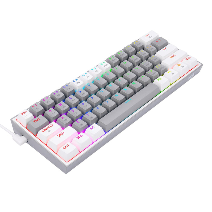 EAN 6950376706706 - REDRAGON FIZZ PRO K616 teclado Juego USB + RF Wireless + Bluetooth QWERTY Inglés Gris, Blanco imagen 4
