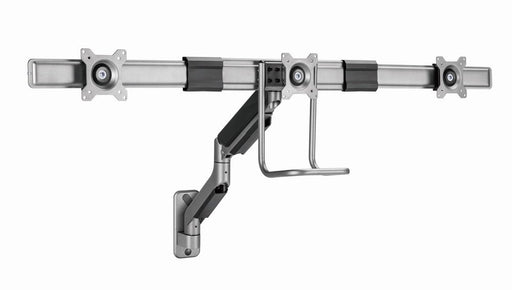 EAN 8716309127677 - Gembird Wall mounted adjustable monitor arm for 3 monitors imagen 1