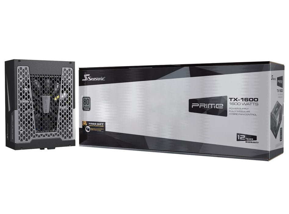 EAN 4711173878018 - Seasonic Prime -TX-1600 unidad de fuente de alimentación 1600 W 20+4 pin ATX ATX Negro imagen 7
