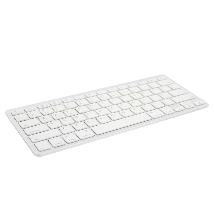 EAN 8054392616723 - Ewent EW3161 teclado Oficina Bluetooth QWERTY Español Plata, Blanco imagen 3