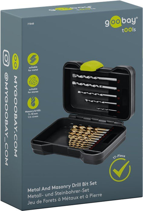 EAN 4040849778483 - Goobay 77848 broca Juego de brocas 17 pieza(s) imagen 7