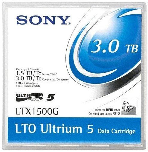 EAN 0027242795211 - Sony LTX1500GN medio de almacenamiento para copia de seguridad Cinta de datos virgen 1,5 TB LTO 1,26 cm imagen 1