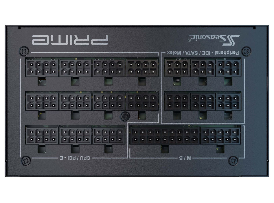 EAN 4711173876410 - Seasonic PRIME-PX-1600 unidad de fuente de alimentación 1600 W 24-pin ATX ATX Negro imagen 3