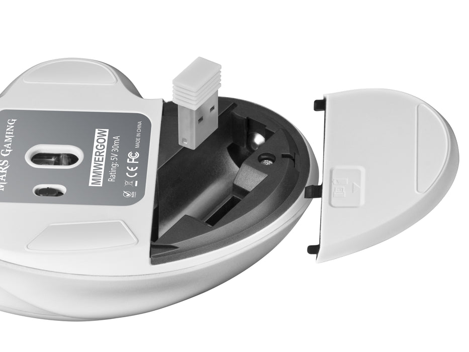 EAN 4710562758436 - Mars Gaming MMWERGOW ratón Juego mano derecha RF inalámbrico Mecánico 3200 DPI imagen 5