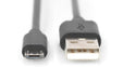 EAN 4016032314646 - Digitus AK-300127-018-S cable USB 1,8 m USB A Mini-USB B Negro imagen 2