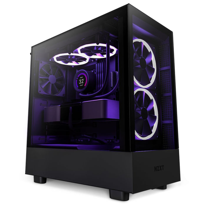 EAN 5056547202365 - NZXT H5 Elite Midi Tower Negro, Transparente imagen 1