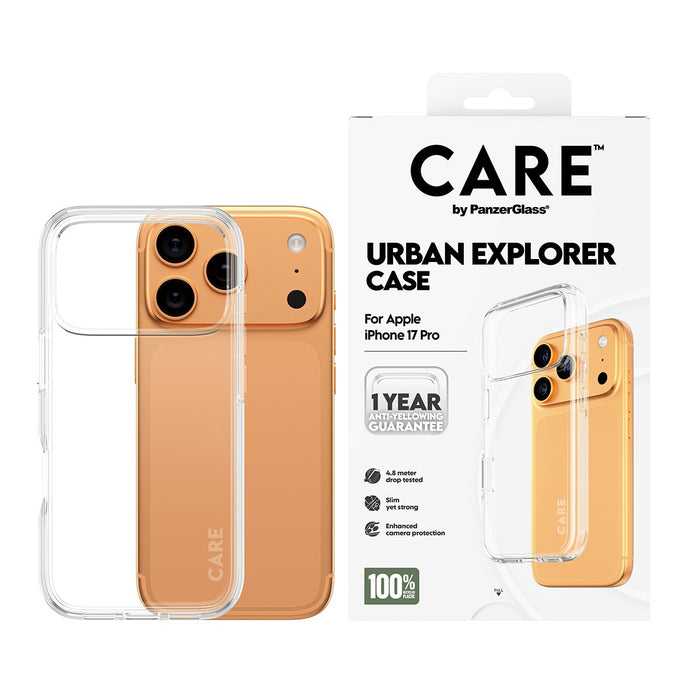 EAN 5715685027017 - PanzerGlass CARE by ® Flagship Case Transparent Urban Explorer w. Clear Frame iPhone 17 Pro funda para te imagen 2
