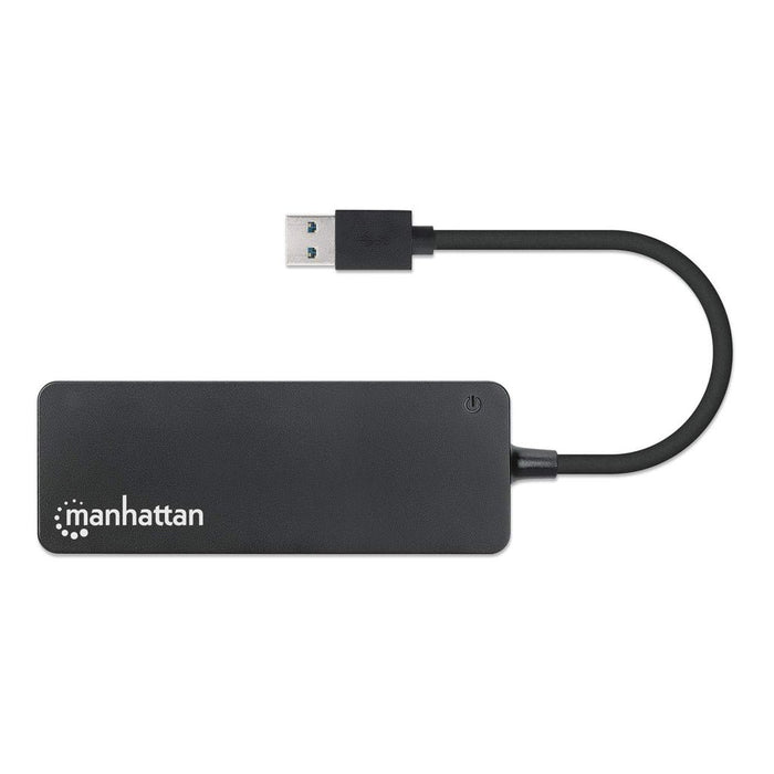 EAN 0766623164900 - Manhattan 164900 hub de interfaz USB 3.2 Gen 1 (3.1 Gen 1) Type-A 5000 Mbit/s Negro imagen 4