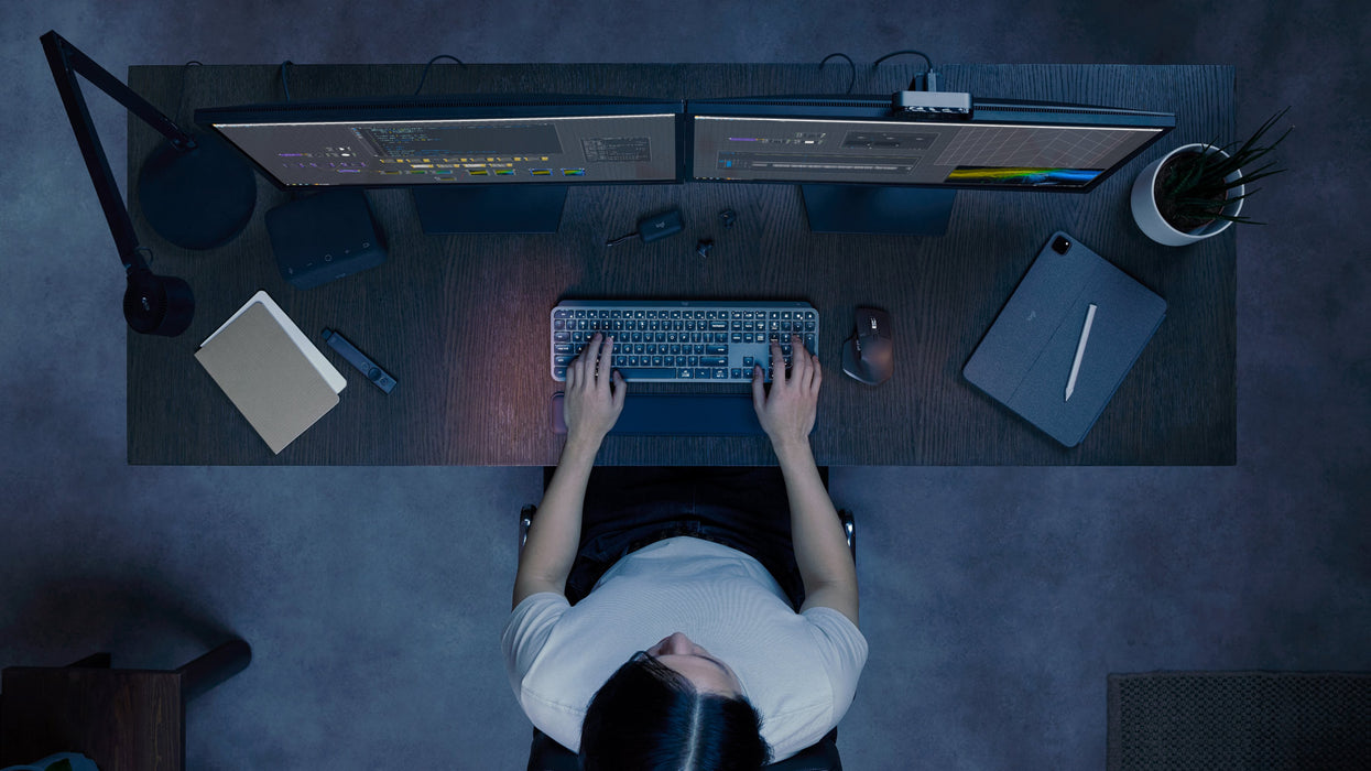 EAN 5099206112391 - Logitech 920-011611 teclado Ratón incluido Oficina RF Wireless + Bluetooth Portugués Grafito imagen 6