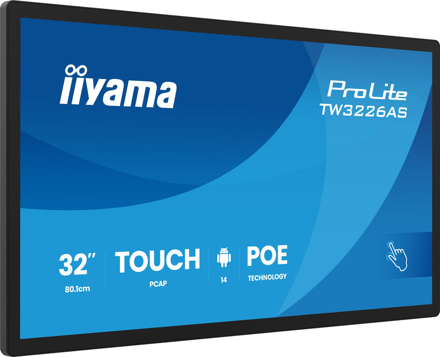 EAN 4948570125708 - iiyama TW3226AS-B3P pantalla de señalización Panel plano interactivo 80 cm (31.5") LED Wifi 500 cd / m² F imagen 1