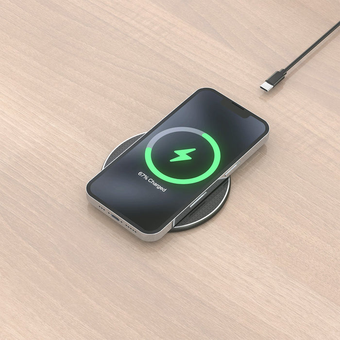 EAN 8435739903452 - AISENS ASCH-15W1WC058-BK cargador de dispositivo móvil Smartphone Cargador inalámbrico Interior imagen 5