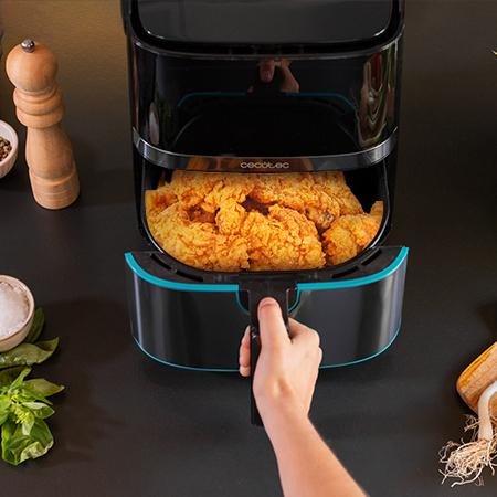 EAN 8435484033169 - Cecotec Cecofry Full InoxBlack 5500 Pro Sencillo 5,5 L Independiente 1700 W Freidora de aire caliente Neg imagen 5