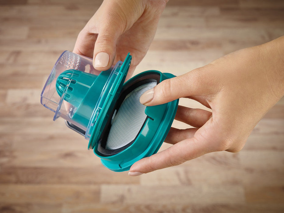 EAN 4006501119254 - Leifheit PowerVac 2in1 Aspiradora escoba 2 en 1 Batería Secar Ciclónico Sin bolsa Negro, Azul, Blanco imagen 23