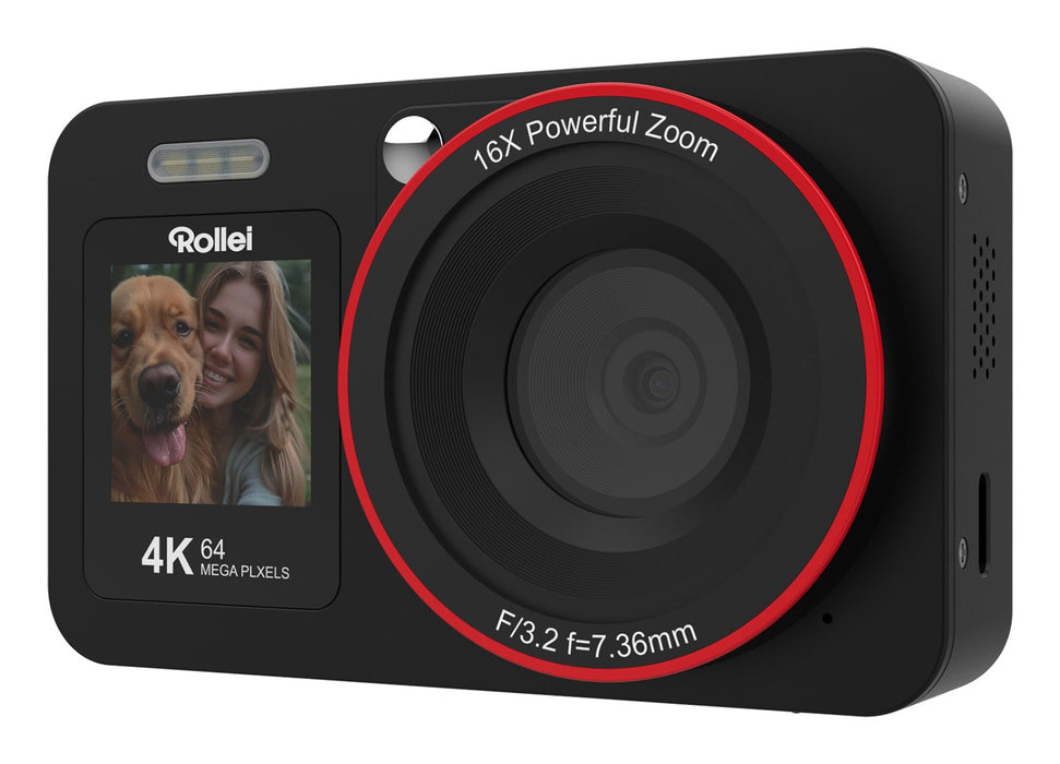 EAN 4048805120307 - Rollei Compactline 12030 compact camera 1/3.2" Cámara compacta 64 MP 9248 x 6936 Pixeles Negro imagen 2