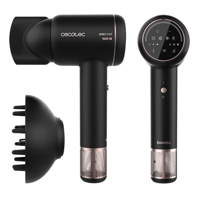 EAN 8435484044004 - Cecotec Bamba IoniCare RockStar Ion Touch secador 1600 W Negro imagen 1
