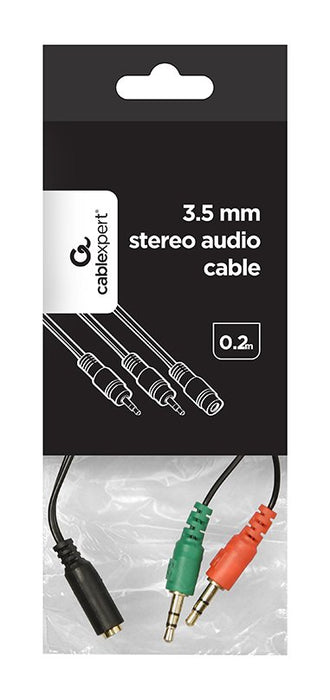 EAN 8716309097468 - Gembird CCA-418 cable de audio 0,2 m 3,5mm 2 x 3.5mm Negro, Verde, Rojo imagen 3
