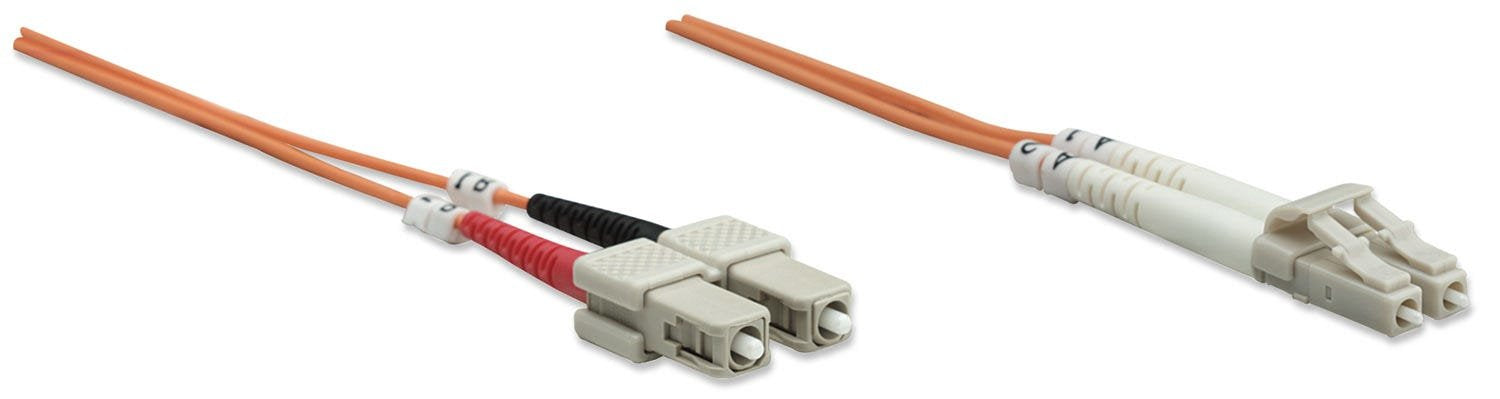 EAN 0766623471268 - Intellinet 2m LC/SC Cable de fibra óptica e InfiniBand Naranja imagen 2