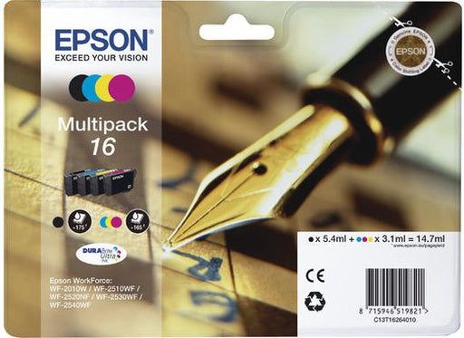 EAN 8715946519821 - Epson Pen and crossword 16 cartucho de tinta 1 pieza(s) Original Rendimiento estándar Negro, Cian, Magent imagen 1