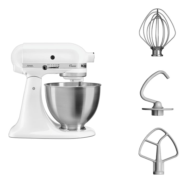 EAN 5413184200701 - KitchenAid 5K45SSEWH Batidora de varillas 275 W Metálico, Blanco imagen 2