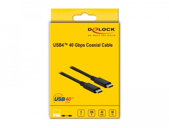 EAN 4043619869794 - DeLOCK 86979 cable USB USB4 Gen 3x2 USB C Negro imagen 3