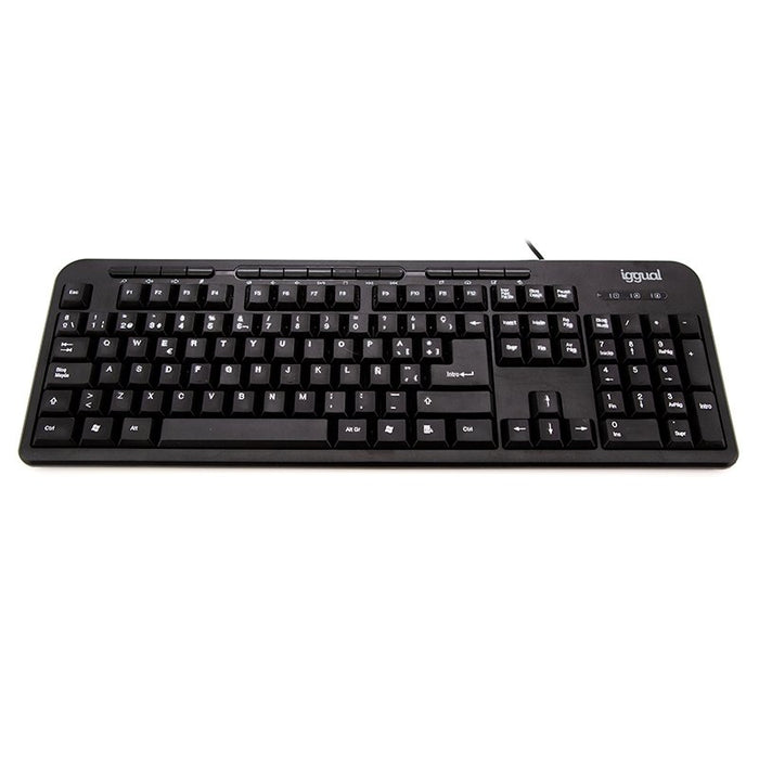 EAN 8435364316801 - iggual CK-BASIC-120T teclado Universal USB QWERTY Español Negro imagen 1