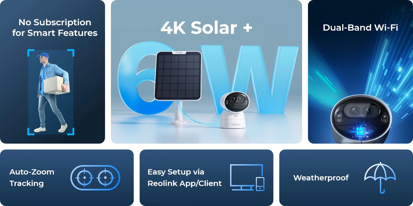 EAN 6975253983889 - Reolink Argus Series B730 Torre Cámara de seguridad IP Interior y exterior 3840 x 2160 Pixeles Techo/pare imagen 4