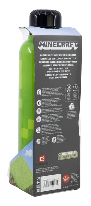 EAN 8412497004416 - Stor 00441 bidón de agua Uso diario 515 ml Acero inoxidable Negro, Verde imagen 4