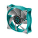 EAN 1230000071093 - Iceberg Thermal IceGALE Xtra Carcasa del ordenador Ventilador 8 cm Verde azulado 1 pieza(s) imagen 2