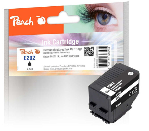 EAN 7640182383534 - Peach PI200-668 cartucho de tinta 1 pieza(s) Compatible Rendimiento estándar Negro imagen 1