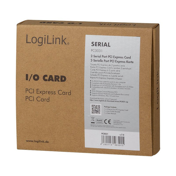EAN 4260113563915 - LogiLink PC0031 tarjeta y adaptador de interfaz imagen 5