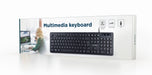 EAN 8716309122283 - Gembird KB-MCH-04-RU teclado Universal USB QWERTY Ruso Negro imagen 2