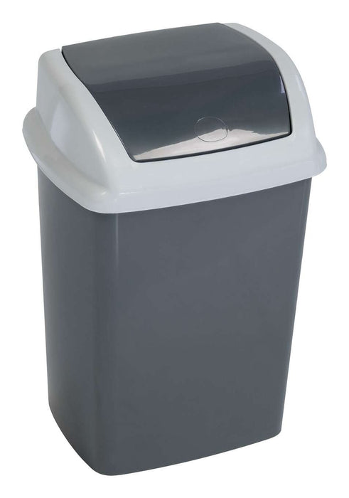 EAN 4002390095808 - MAUL 9520587 papelera 5 L Rectangular Plástico, Polipropileno (PP) Gris Oscuro, Blanco imagen 1