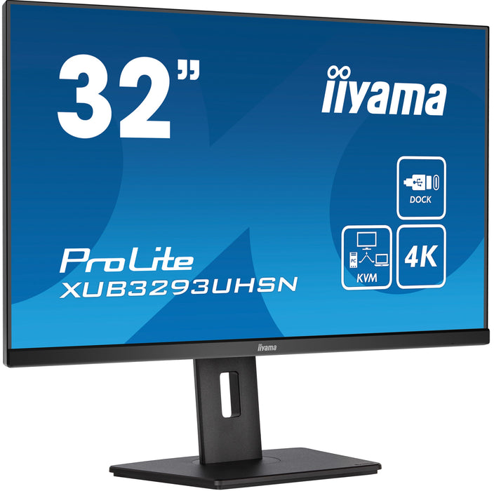 EAN 4948570121342 - iiyama ProLite XUB3293UHSN-B5 pantalla para PC 80 cm (31.5") 3840 x 2160 Pixeles 4K Ultra HD LCD Negro imagen 2